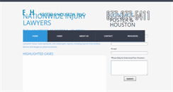 Desktop Screenshot of fosterhoustonlaw.com